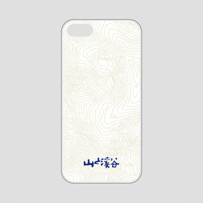 等高線スマホケース 涸沢 / iPhone SE3 / 山と溪谷社