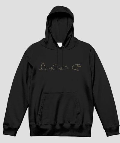 【キッズ】しおたにまみこ おばけパーカ「やねうらべやのおばけ」 / 偕成社