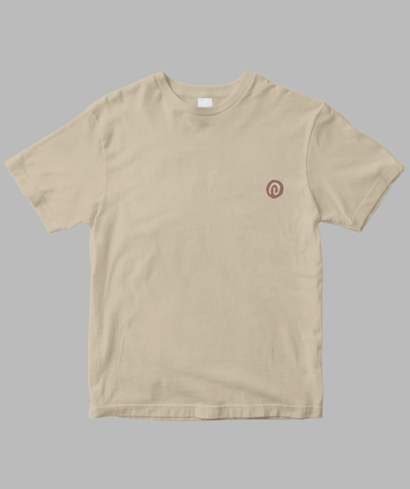 吉本隆明 / 貝独楽（ベーゴマ）Tシャツ TypeB / 晶文社