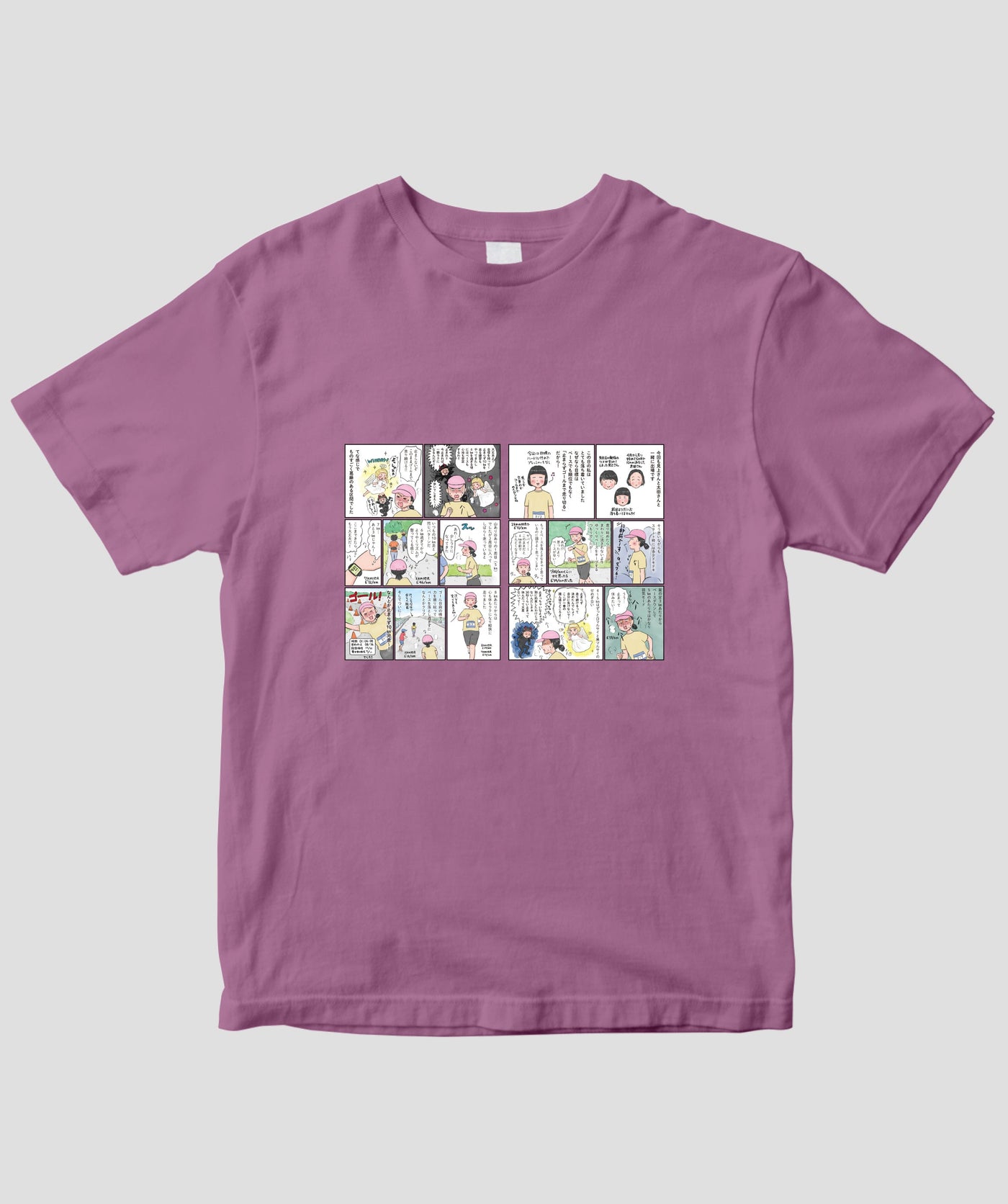 【両面パターン】ゆるラン オリジナルTシャツ TypeB / MdN