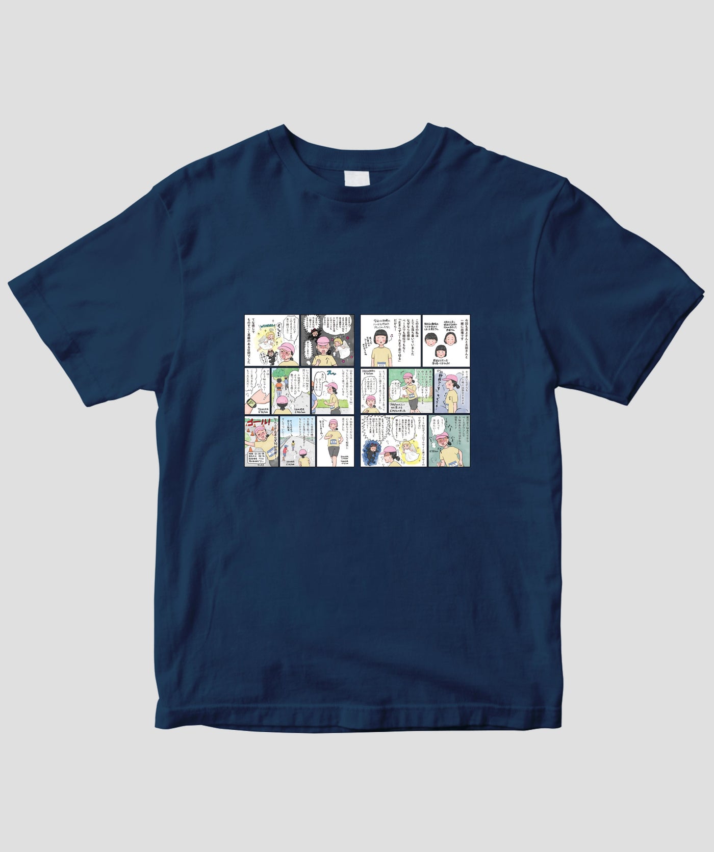 【両面パターン】ゆるラン オリジナルTシャツ TypeB / MdN