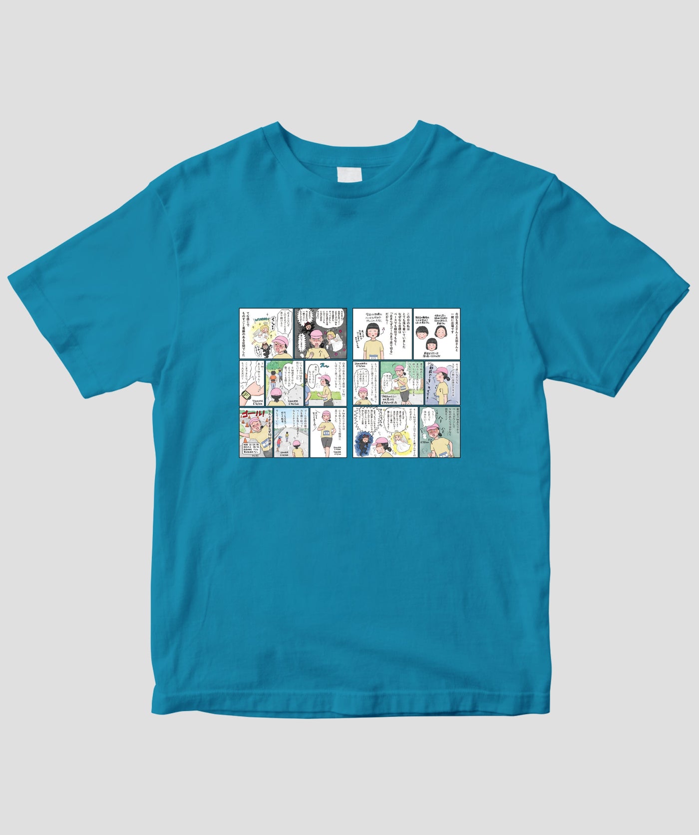 【両面パターン】ゆるラン オリジナルドライTシャツ TypeB / MdN