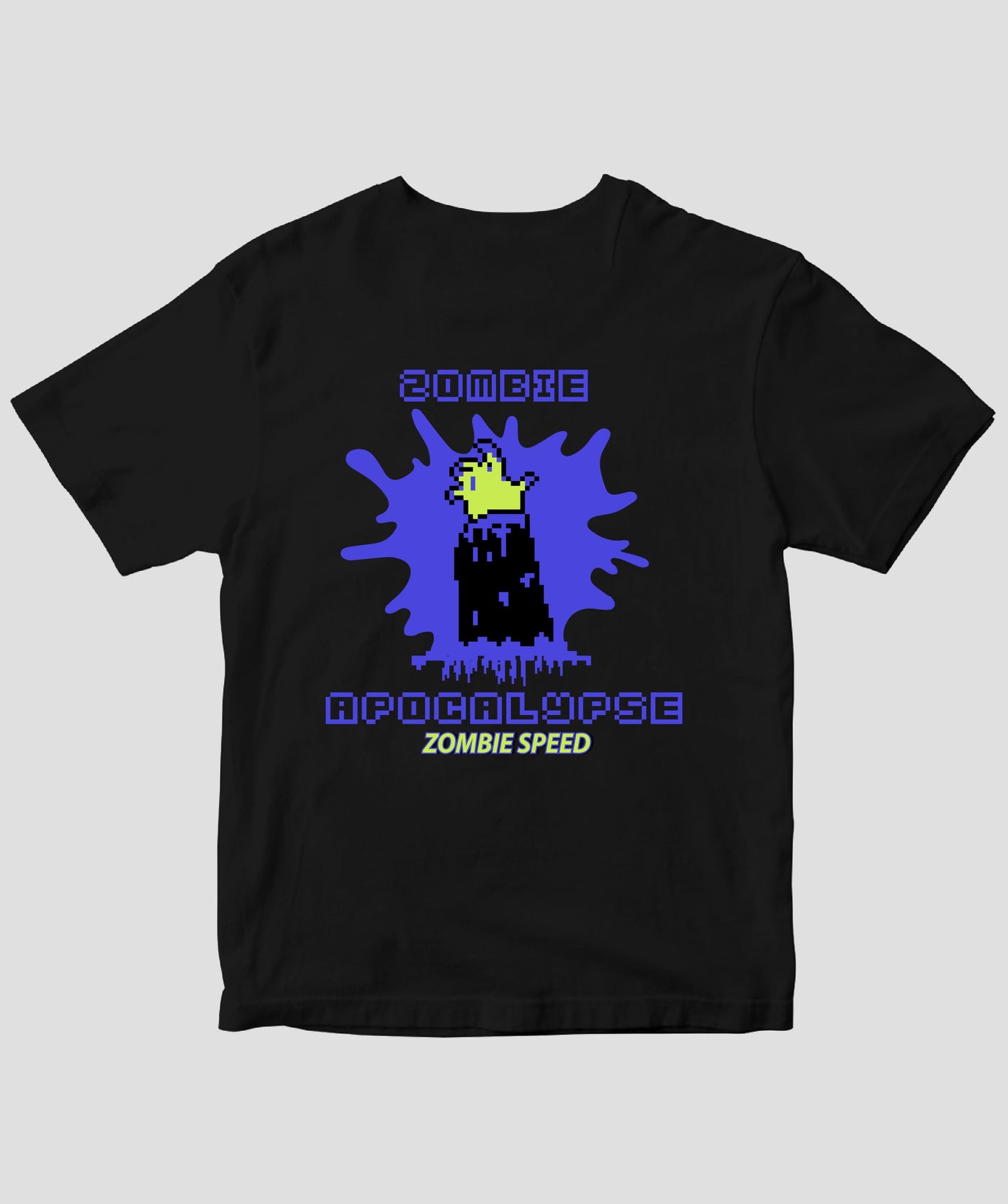 ゾンビスピード / ゾンビ・アポカリプスドット絵Tシャツ / サイバーダイン