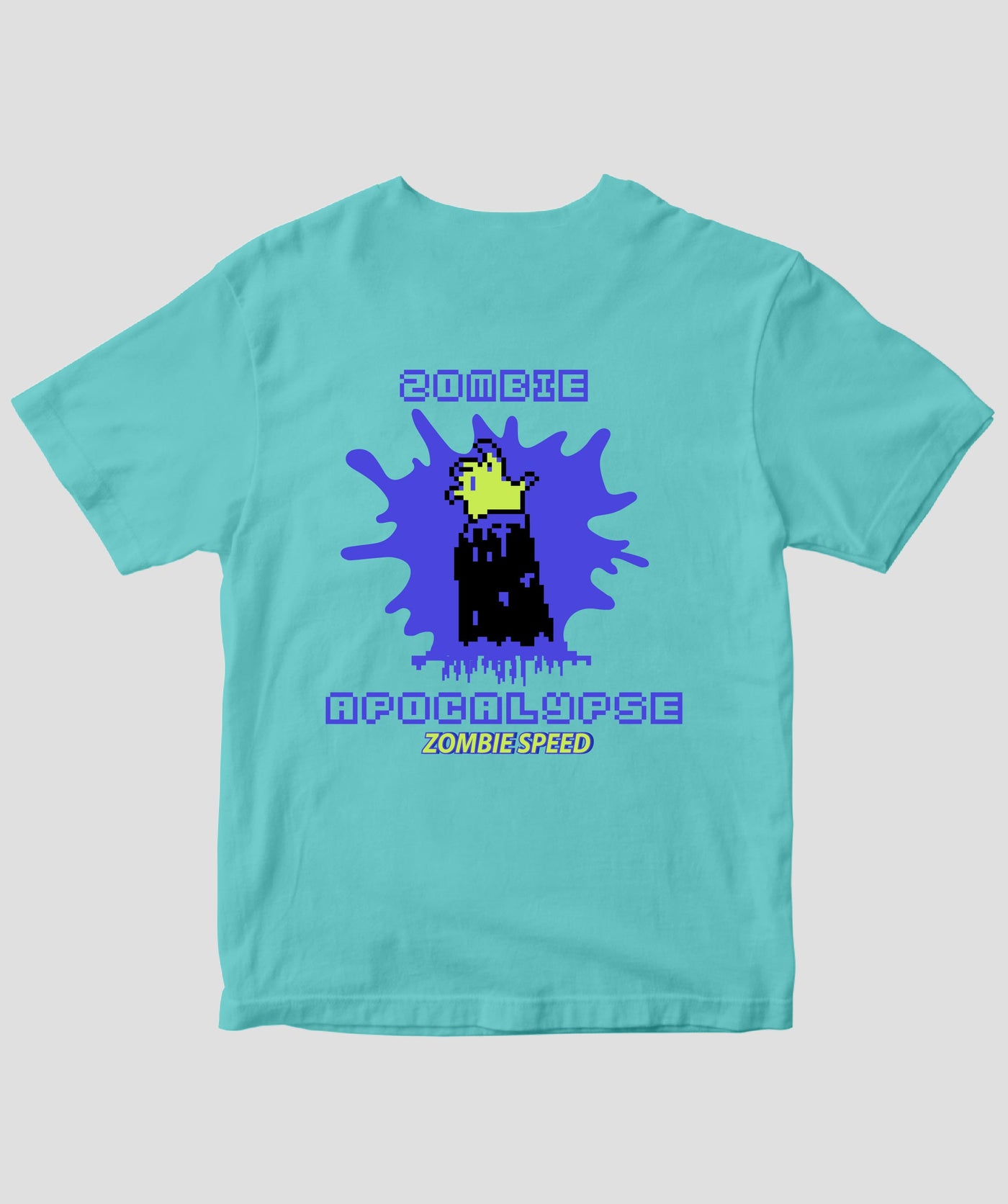 ゾンビスピード / ゾンビ・アポカリプスドット絵Tシャツ / サイバーダイン