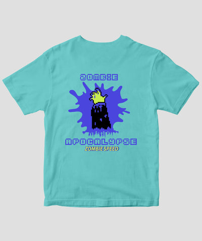 ゾンビスピード / ゾンビ・アポカリプスドット絵Tシャツ / サイバーダイン