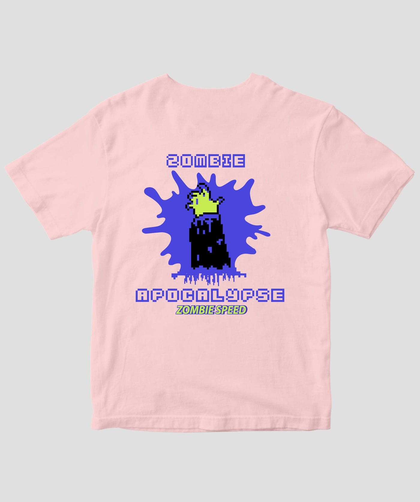 ゾンビスピード / ゾンビ・アポカリプスドット絵Tシャツ / サイバーダイン