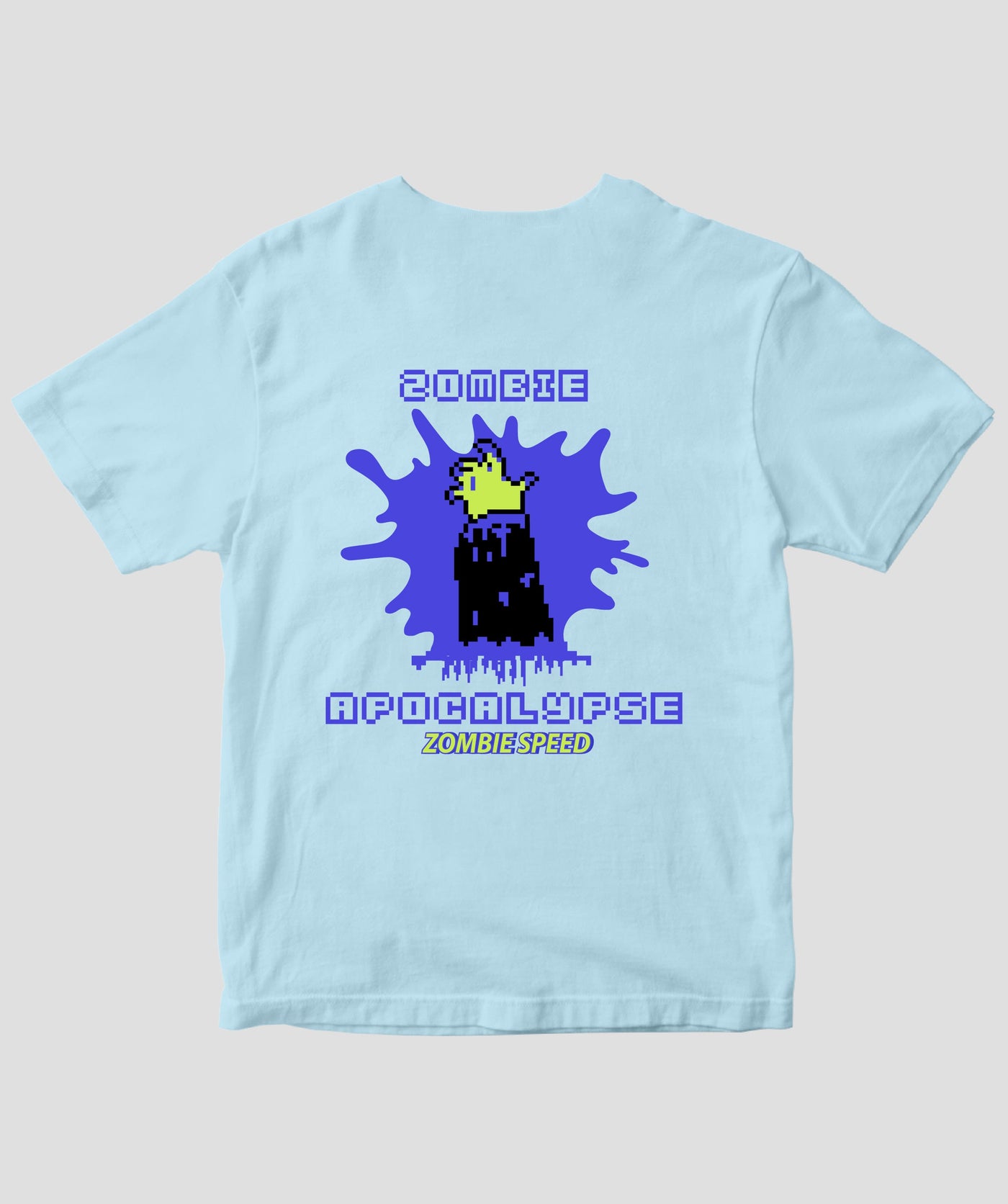 ゾンビスピード / ゾンビ・アポカリプスドット絵Tシャツ / サイバーダイン
