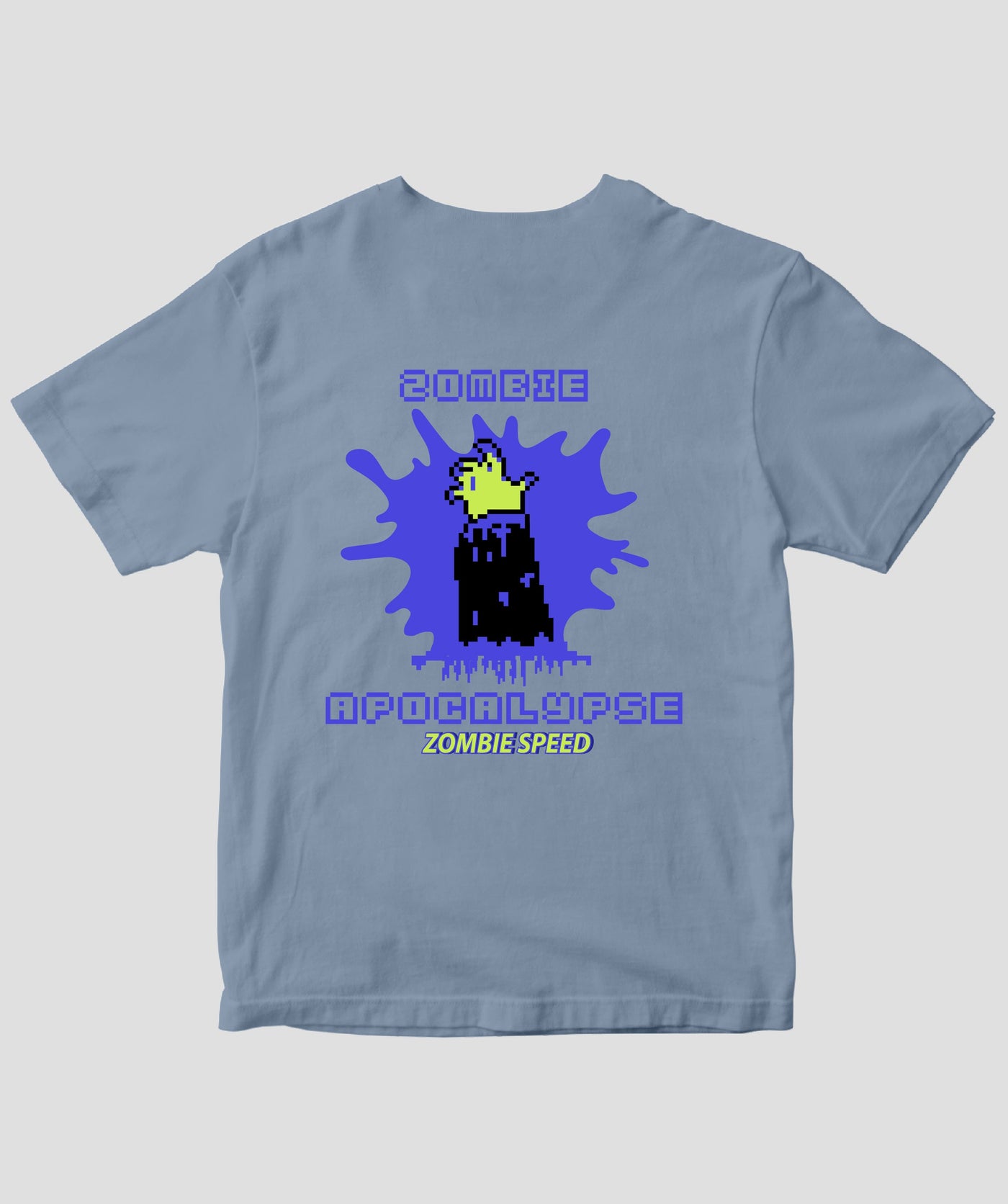 ゾンビスピード / ゾンビ・アポカリプスドット絵Tシャツ / サイバーダイン