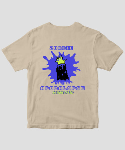 ゾンビスピード / ゾンビ・アポカリプスドット絵Tシャツ / サイバーダイン
