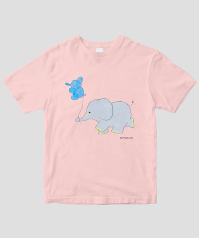 【キッズ】ふうせん もって でかけよう！Tシャツ / 偕成社 