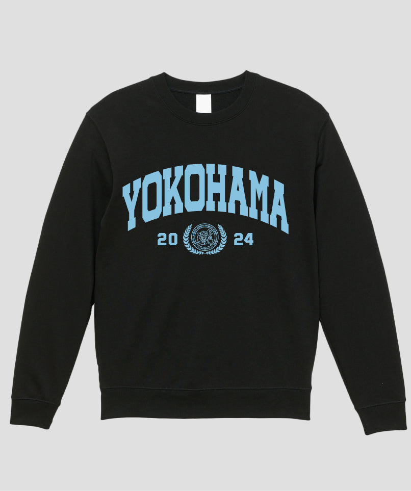 カレッジ風「YOKOHAMA」Type A スウェット（裏パイル） / 声の教育社 