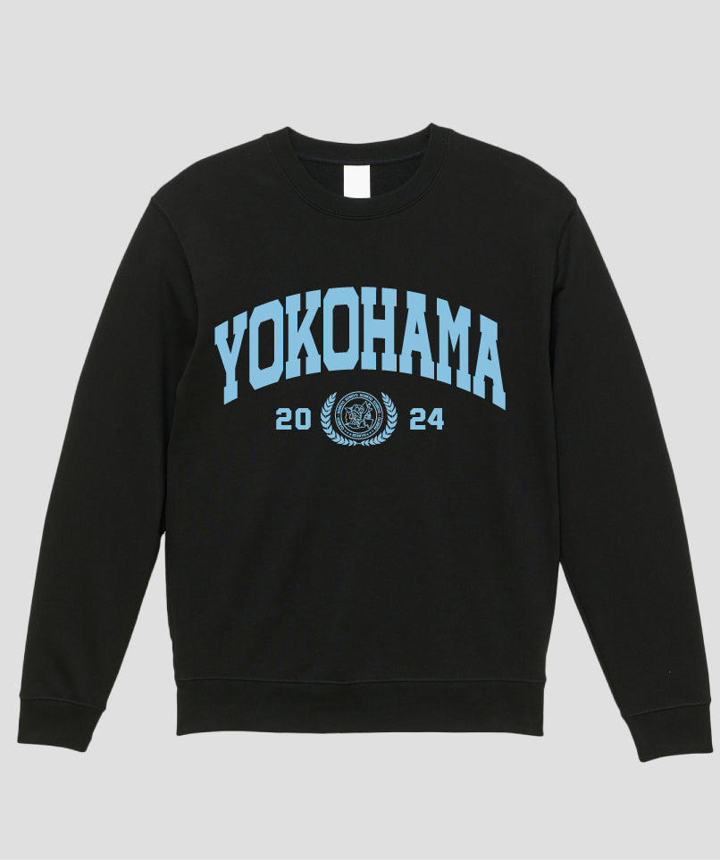 カレッジ風「YOKOHAMA」Type A スウェット（裏パイル） / 声の教育社