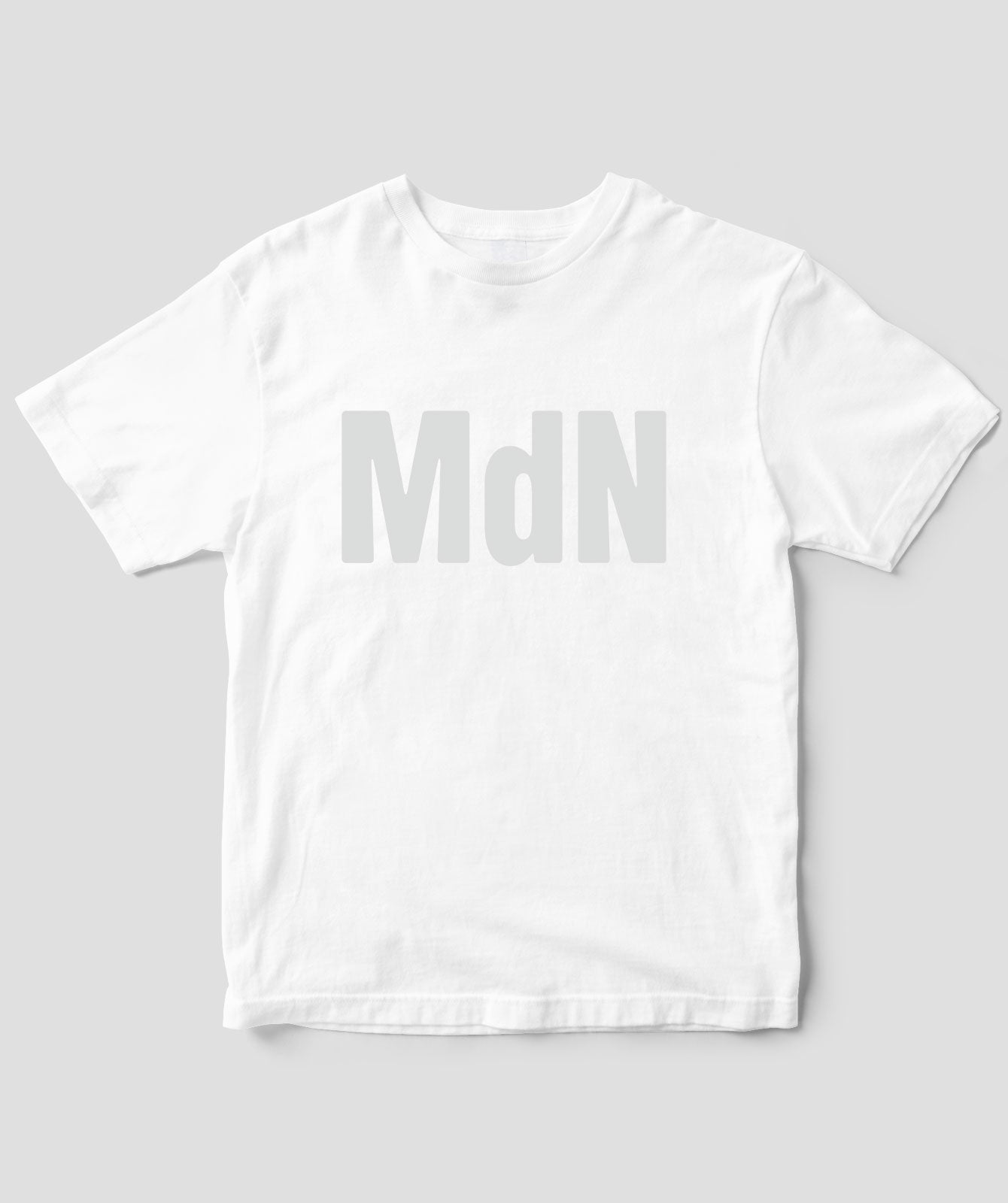 MdN / 雑誌ロゴT white / MdN