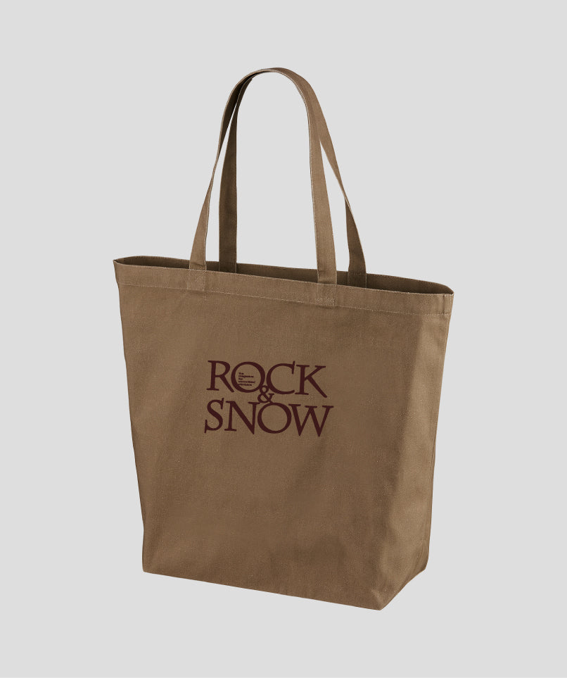 ROCK&SNOW / 『ROCK&SNOW』オリジナル・ロゴトートバッグ / 山と溪谷社 – pTa . shop