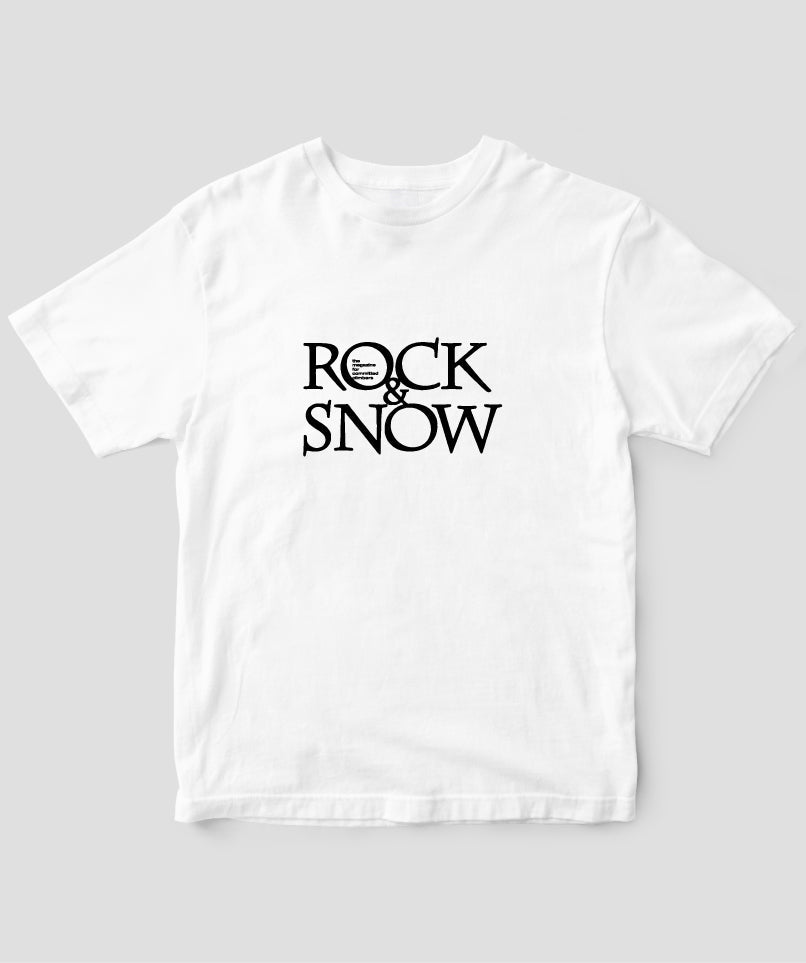 【キッズ】ROCK&SNOW / 『ROCK&SNOW』オリジナル・ロゴT / 山と溪谷社