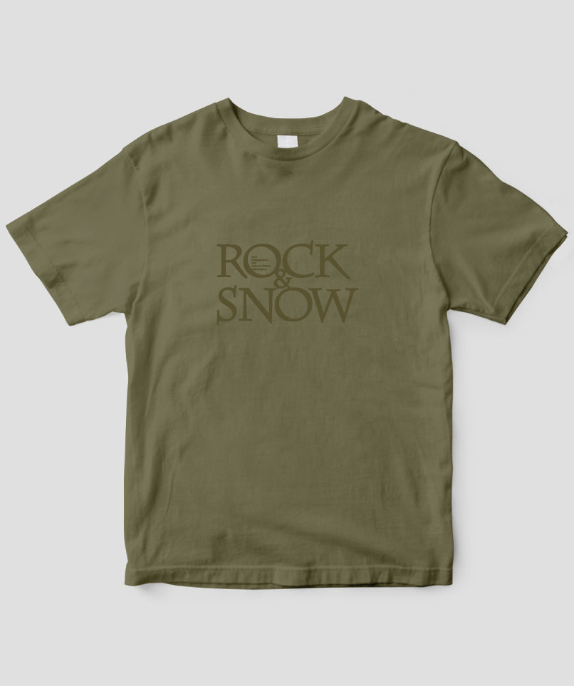 ROCK&SNOW / 『ROCK&SNOW』オリジナル・ロゴT / 山と溪谷社 – pTa . shop