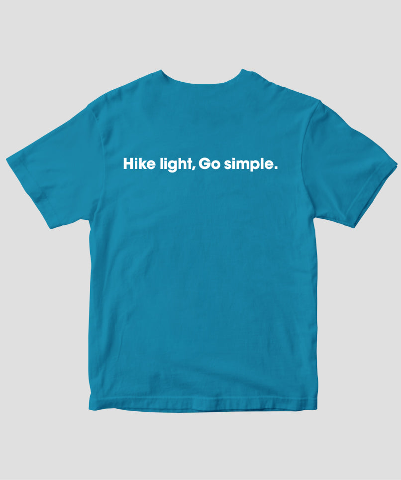 ウルトラライトハイキング / Hike light, Go simple. Tシャツ Type C / 山と溪谷社