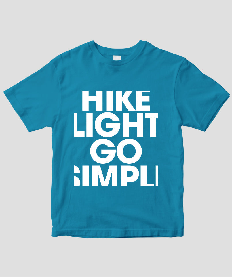 ウルトラライトハイキング / Hike light, Go simple. Tシャツ Type D / 山と溪谷社