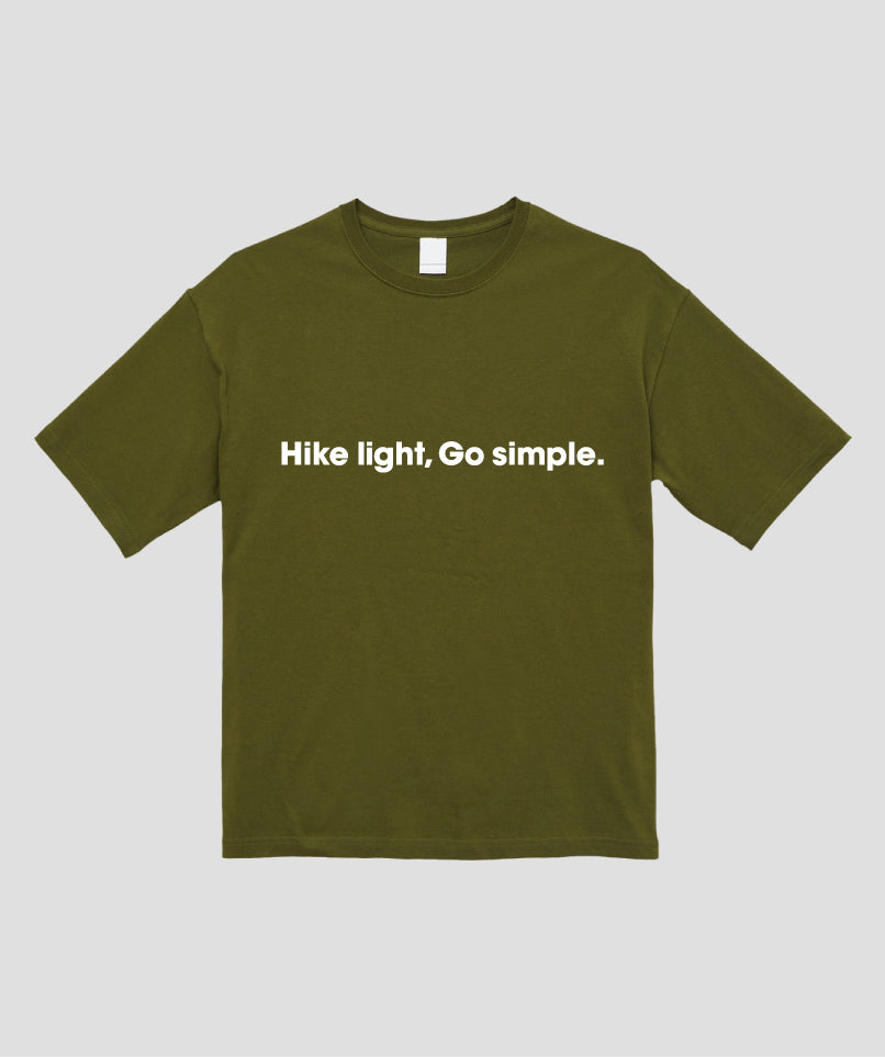 ウルトラライトハイキング / Hike light, Go simple. ビッグシルエットT Type A / 山と溪谷社