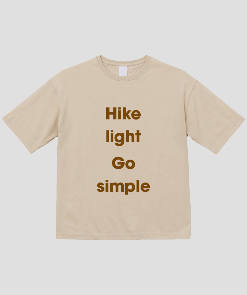 ウルトラライトハイキング / Hike light, Go simple. ビッグシルエットT Type B / 山と溪谷社