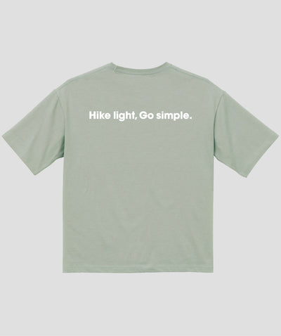 ウルトラライトハイキング / Hike light, Go simple. ビッグシルエットT Type C / 山と溪谷社