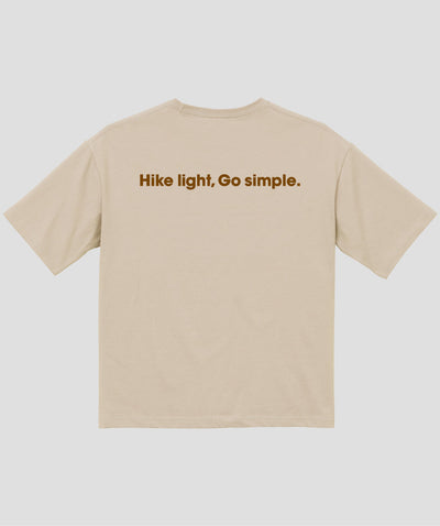 ウルトラライトハイキング / Hike light, Go simple. ビッグシルエットT Type C / 山と溪谷社