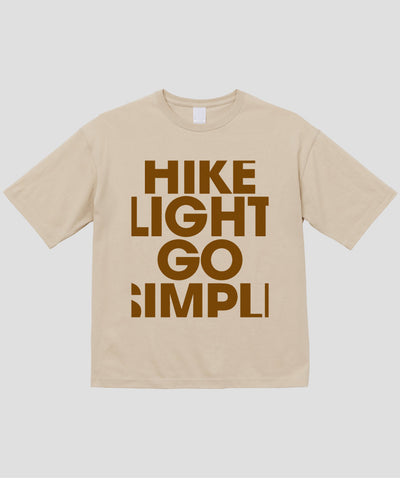 ウルトラライトハイキング / Hike light, Go simple. ビッグシルエットT Type D / 山と溪谷社