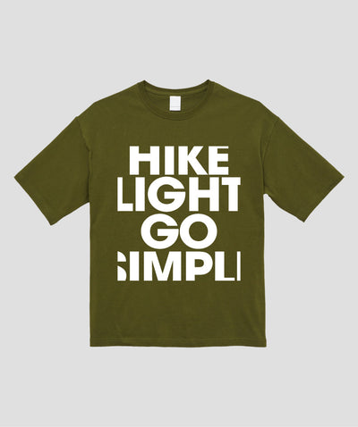 ウルトラライトハイキング / Hike light, Go simple. ビッグシルエットT Type D / 山と溪谷社